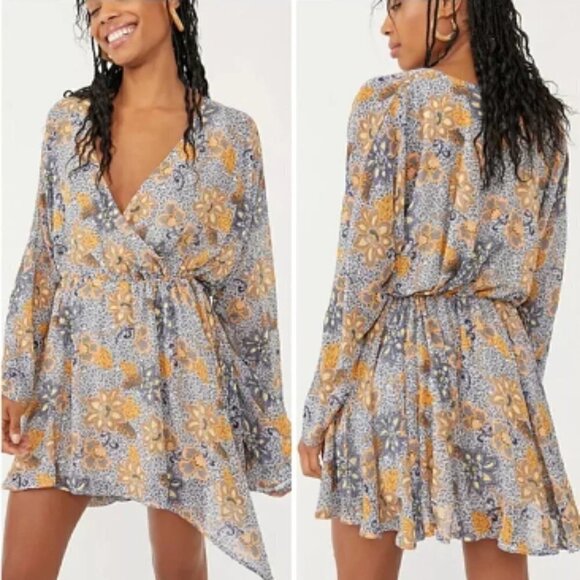 Free People Teegan Mini Dress Size Medium - Picture 1 of 4